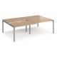 Adapt 1600mm Deep Sliding Top Double Back to Back Bench Desk